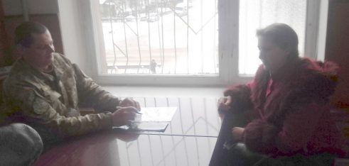 Робоча зустріч з т.в.о керівника Коростенського об’єднаного міського військового комісаріату