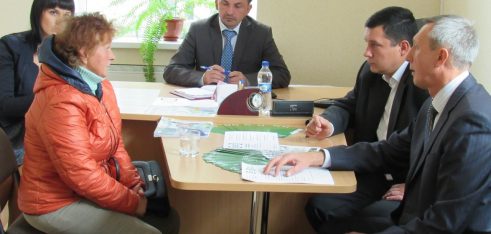 Директор РЦ спільно з начальником ГТУЮ у Житомирській області консультували громадян у Бердичівському місцевому центрі