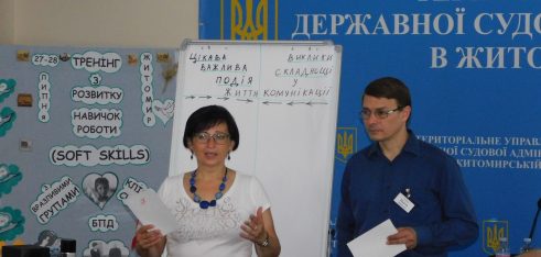 У Житомирі адвокати системи безоплатної правової допомоги опановують навички soft skills