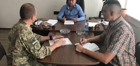 Робоча зустріч з представником Полтавського зонального відділу Військової служби правопорядку