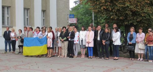 Вуличні навчання у День Державного Прапора України