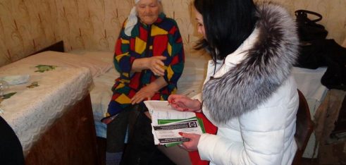 У Бурині проведено консультування з правових питань за місцем проживання клієнта