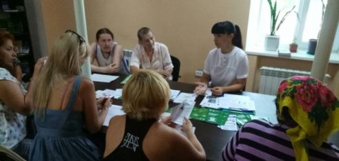 Правове інформування переселенців пройшло на базі пункту тимчасового розміщення біженців