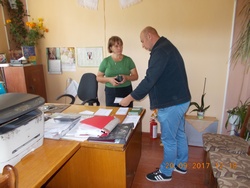 Мобільний пункт доступу до БПД працює в приміщенні Розтоківської сільської ради