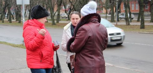 Флеш-моб по інформуванню про систему безоплатної правової допомоги для роменчан