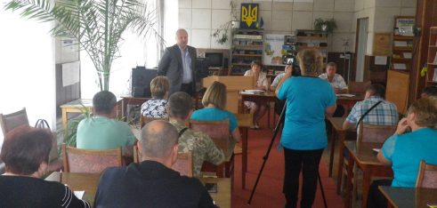 У м. Новгород-Сіверському працював дистанційний пункт та відбулась зустріч з представниками громадської організації «Ветерани антитерористичної операції Новгород-Сіверщини»