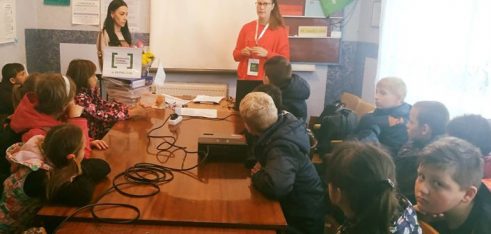 Учні 5-В класу Бериславської ЗОШ №1 обирають світ без булінгу