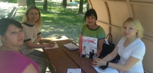 Перший тренінг в межах проєкту «Голос жінки має силу» у місті Суми