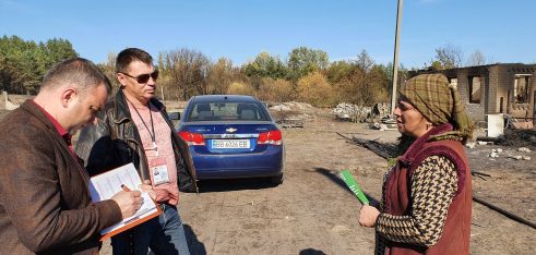 Система БПД – поруч із громадянами, які постраждали від пожеж на Луганщині