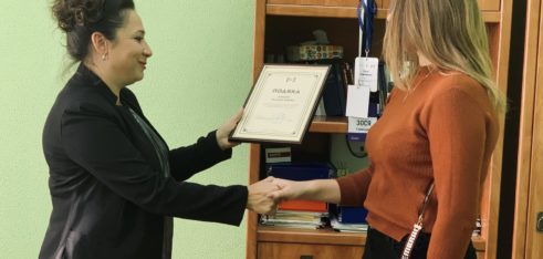 В Ізмаїлі волонтери системи безоплатної правової допомоги отримали подяки за активну правопросвітницьку діяльність